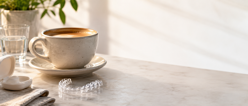 Can You Drink Coffee with Clear Aligners?