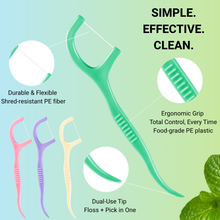 Fruit-Flavored Dental Floss Picks (50 pcs)