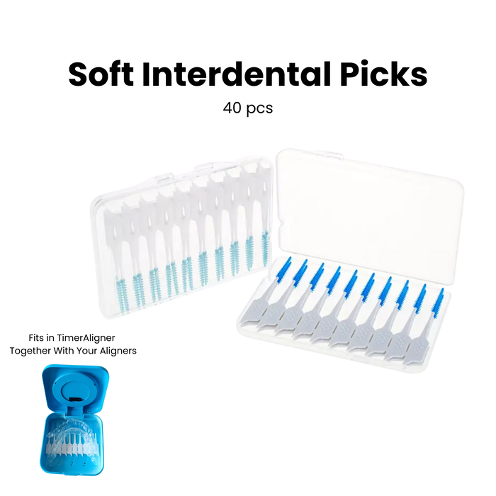 Soft Interdental Picks - 40 pcs