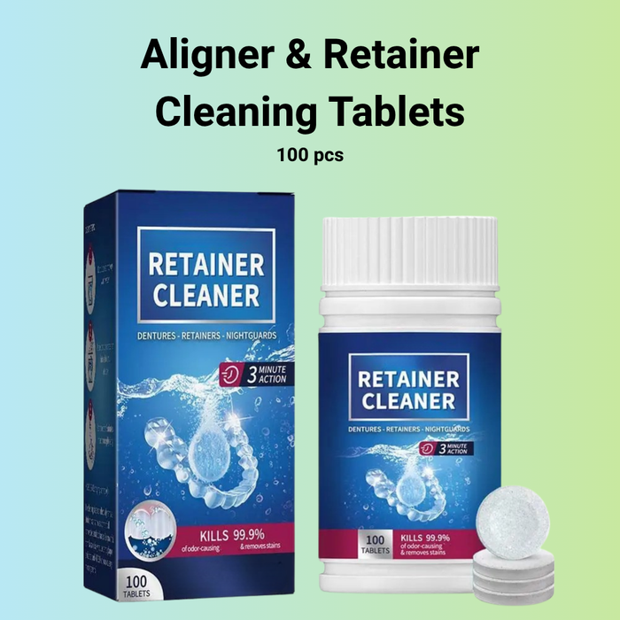 Aligner & Retainer Cleaning Tablets - 100 pcs